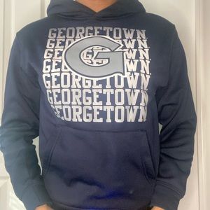 George Town blue and white hoodie